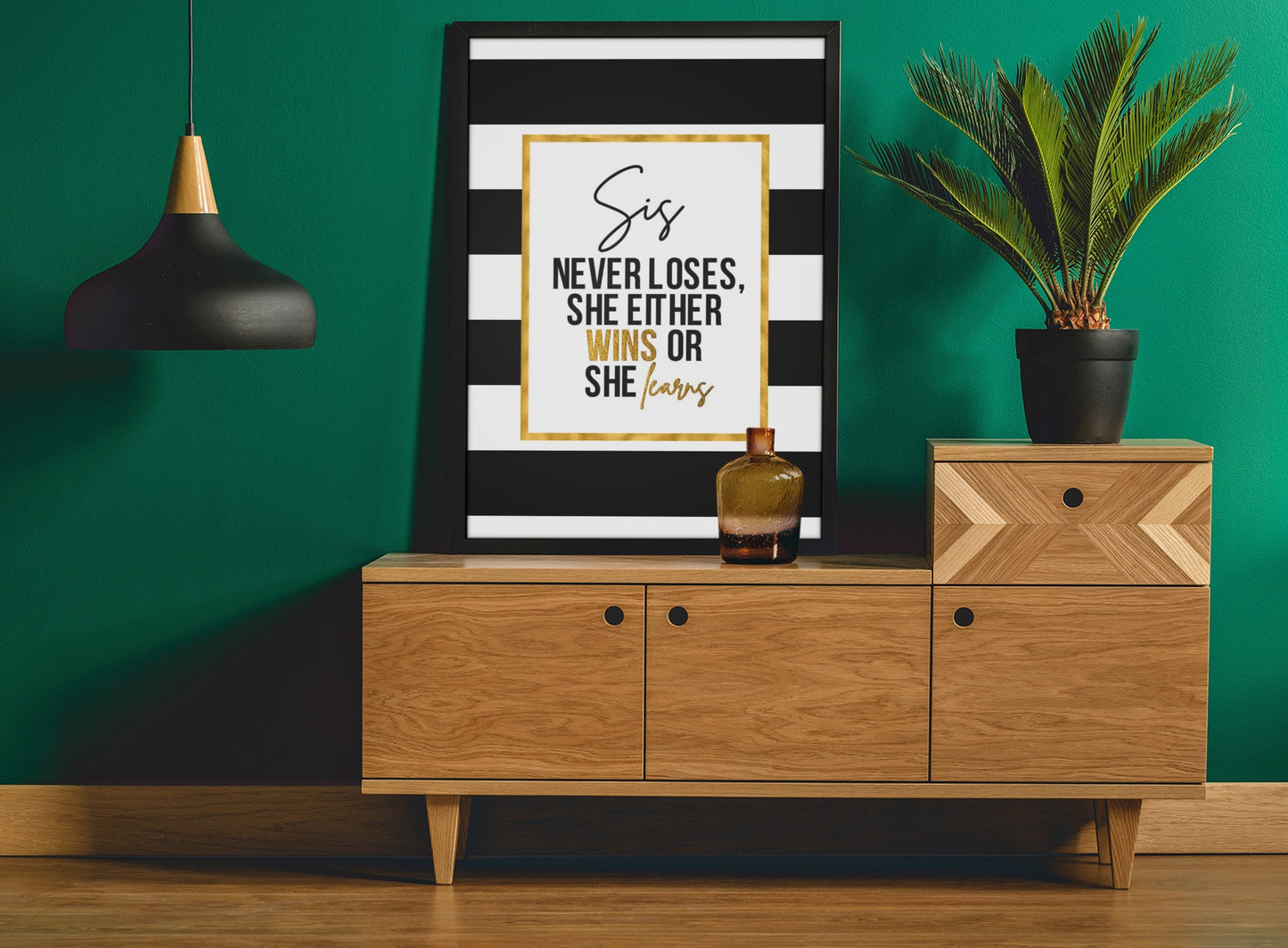"Win or Learn" Digital Wall Art